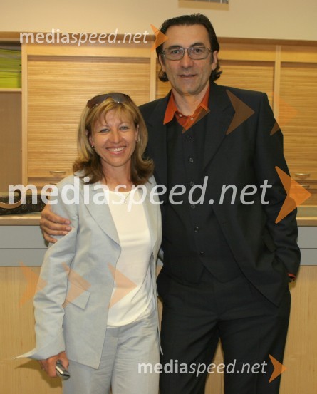 Mima Jaušovec in Branko Đurić - Đuro, režiser in igralecBranko Djurič - Djuro, režiser in igralec