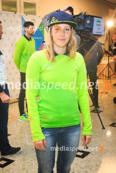  Anja Eržen, biatlonkaPredstavitev slovenske olimpijske reprezentance - Pjongčang 2018