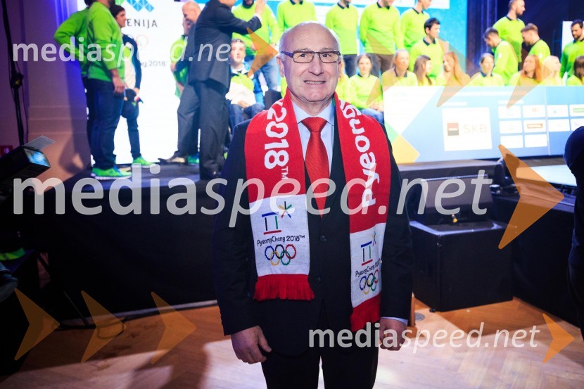  Bogdan Gabrovec, predsednik Olimpijskega komiteja Slovenije, predsednik Judo zveze SlovenijePredstavitev slovenske olimpijske reprezentance - Pjongčang 2018