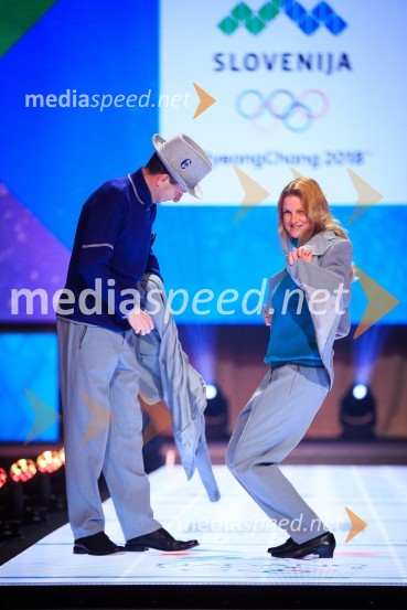  ... ;  Špela Pretnar, nekdanja smučarka in predstavnica za odnose z javnostmi,Smučarska zveza Slovenije Predstavitev slovenske olimpijske reprezentance - Pjongčang 2018