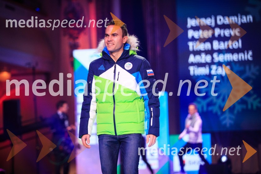  Jernej Damjan, smučarski skakalecPredstavitev slovenske olimpijske reprezentance - Pjongčang 2018