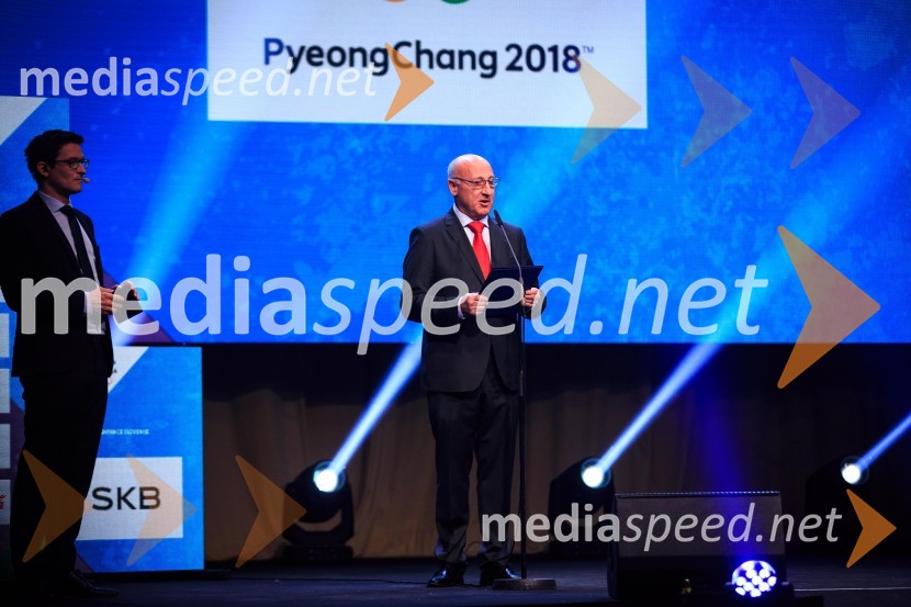  Bogdan Gabrovec, predsednik Olimpijskega komiteja Slovenije, predsednik Judo zveze SlovenijePredstavitev slovenske olimpijske reprezentance - Pjongčang 2018