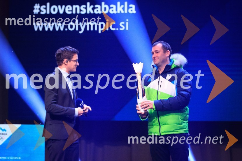  Saša  Jerković, novinar;  Tomaž Razingar, olimpijec in nekdanji kapetan slovenske hokejske reprezentancePredstavitev slovenske olimpijske reprezentance - Pjongčang 2018