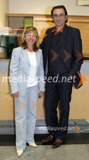 Mima Jaušovec in Branko Đurić - Đuro, režiser in igralecBranko Djurič - Djuro, režiser in igralec