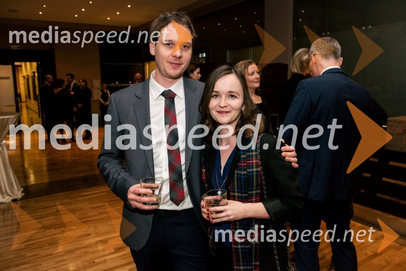  Jernej Vidmar;  Klavdija HolcBurns-Prešeren night