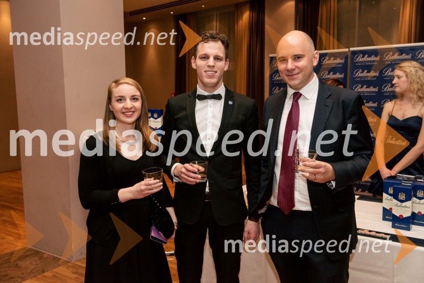  Špela Drobnič Rener, Britansko-slovenska gospodarska zbornica;  Martin Retelj, Britansko-slovenska gospodarska zbornica;  Paul Jančar, namestnik Britanske veleposlaniceBurns-Prešeren night