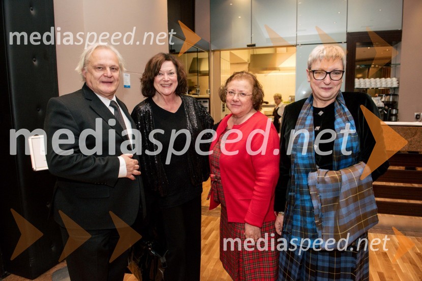  Pavle Ravnohrib, igralec;  Marjana Brecelj, igralka;  Mari Varoga, Društvo slovensko - škotskega prijateljstva;  Majda Debevc, The Keeper of the quaichBurns-Prešeren night