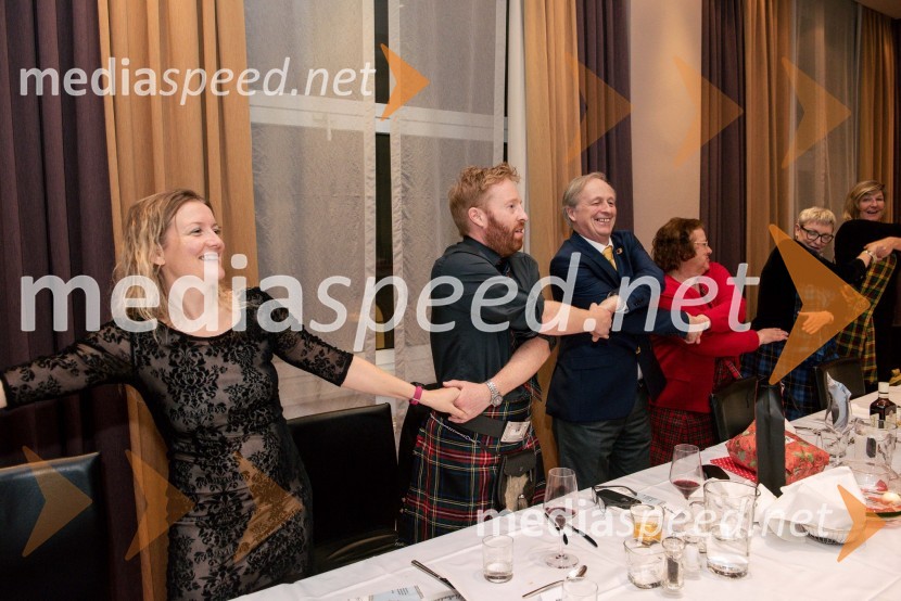  ... ;  Ian  Stewart;  dr. Edvard  Kobal, direktor Slovenske znanstvene fundacijeBurns-Prešeren night