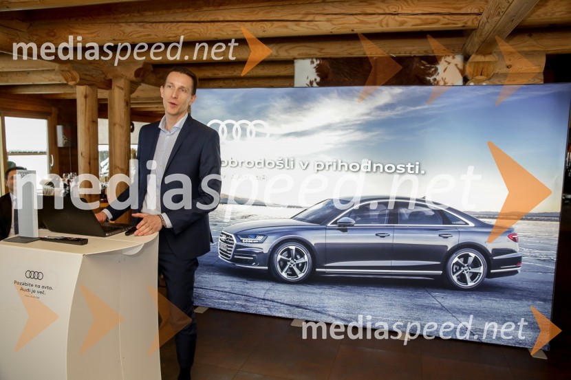 Audi A8, slovenska predstavitev