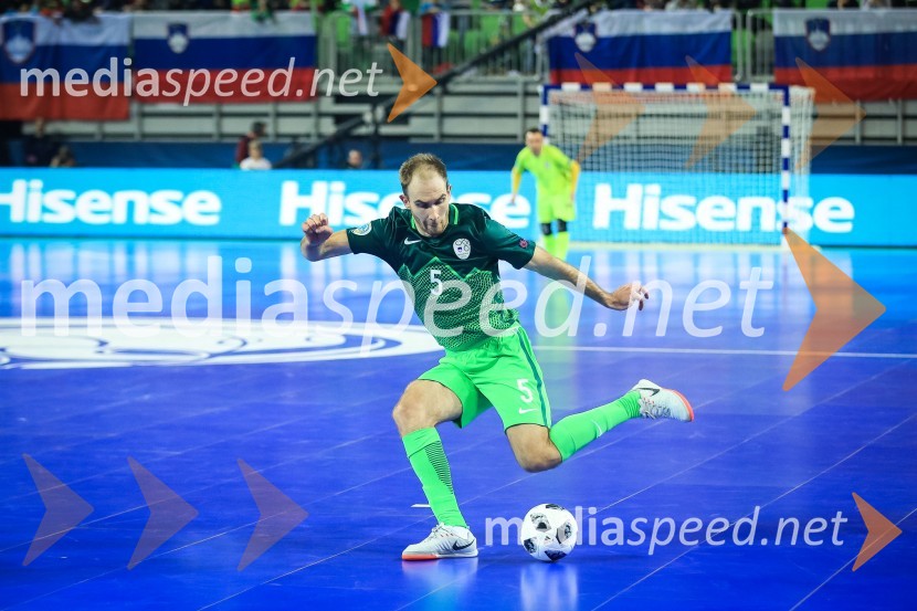  Kristjan Čujec, nogometašFutsal EURO 2018, Italija - Slovenija