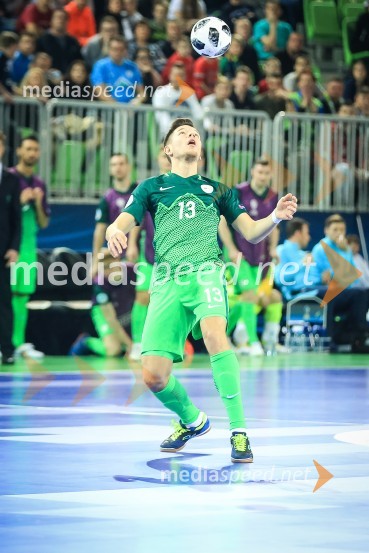  Žiga Čeh, nogometašFutsal EURO 2018, Italija - Slovenija