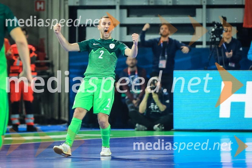  Rok Mordej, nogometašFutsal EURO 2018, Italija - Slovenija