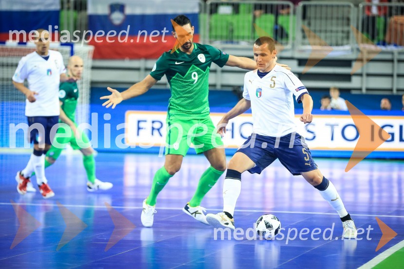  Gašper Vrhovec	, nogometaš	;  ... Futsal EURO 2018, Italija - Slovenija