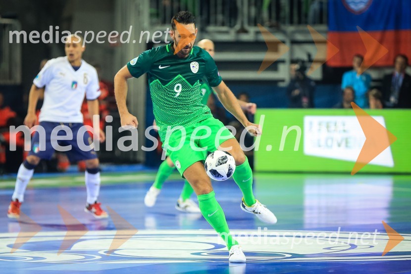  Gašper Vrhovec	, nogometaš	Futsal EURO 2018, Italija - Slovenija