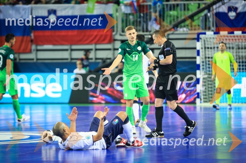  ... ;  Matej Fideršek, nogometaš;  ... Futsal EURO 2018, Italija - Slovenija