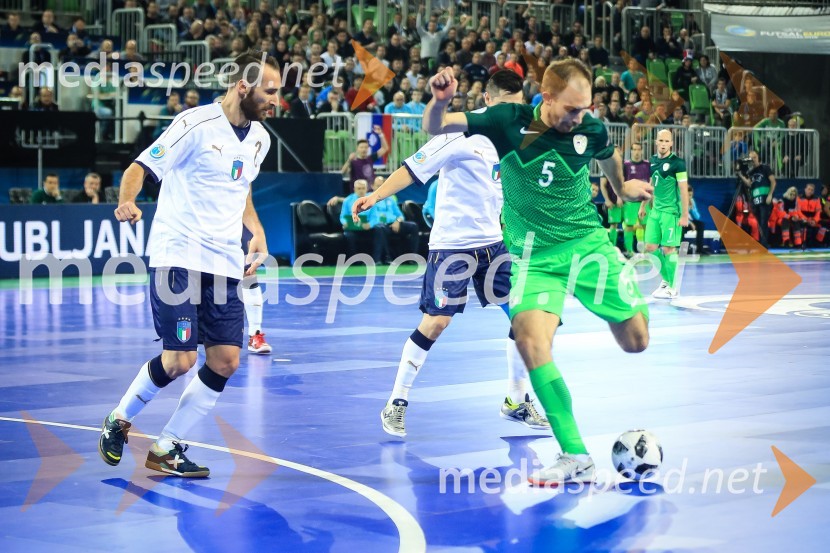  Kristjan Čujec, nogometašFutsal EURO 2018, Italija - Slovenija