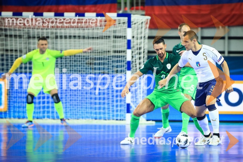  Gašper Vrhovec	, nogometaš	;  ... Futsal EURO 2018, Italija - Slovenija