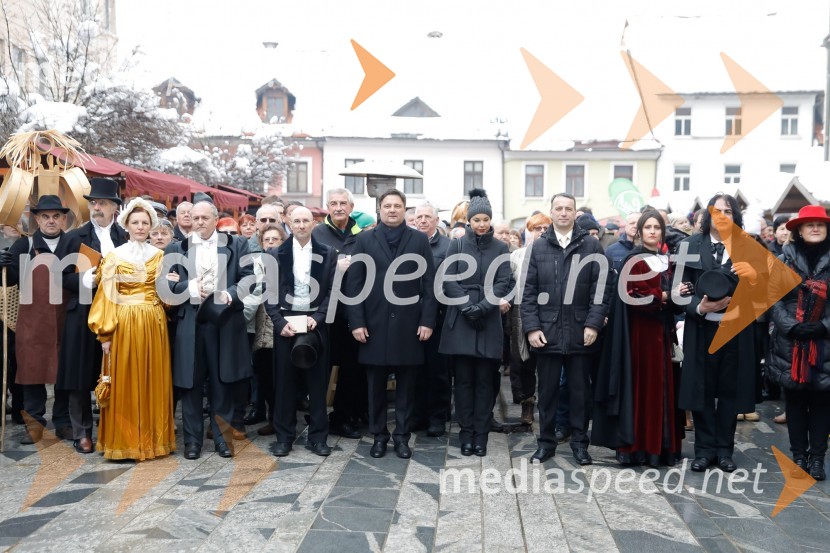  ... ;  ... ;  ... ;  Boštjan Trilar, župan mestne občine Kranj;  ... ;  ... ;  ... ;  ... Prešernov smenj