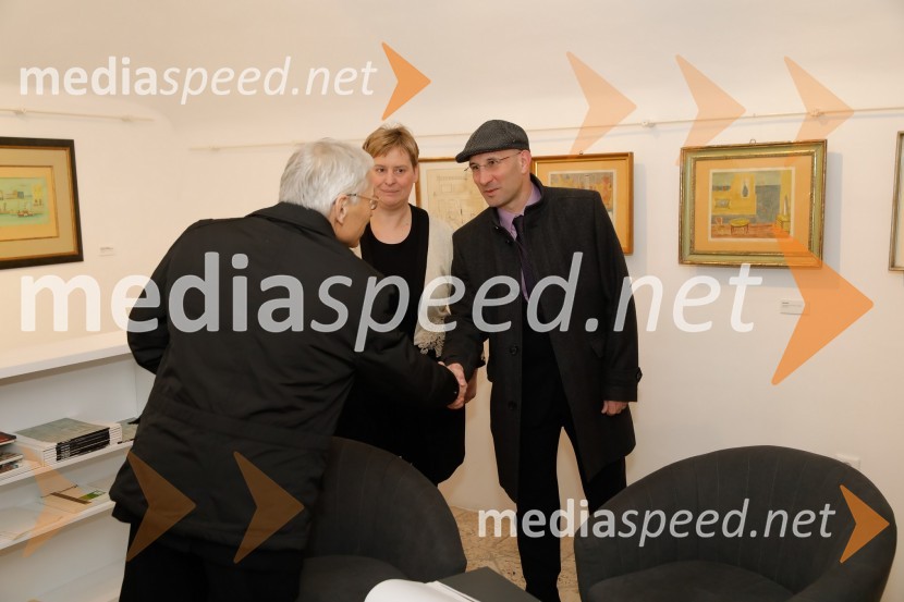  Anton Peršak, minister za kulturo;  Tomaž Štefe, direktor Zavoda za turizem in kulturo KranjPrešernov smenj