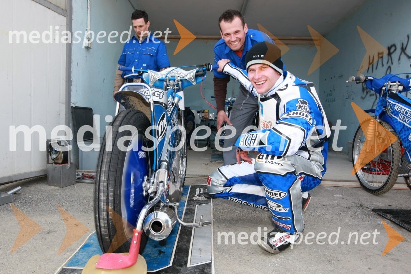 Matej Žagar (AMTK Ljubljana)SPEEDWAY DP posameznikov 2008 3. dirka, Skupina A