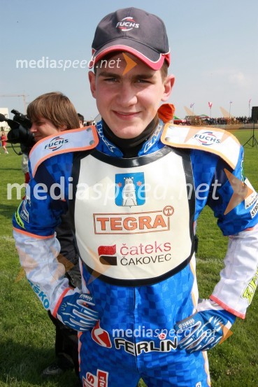 Matija Duh (AMD Krško)SPEEDWAY DP posameznikov 2008 3. dirka, Skupina A