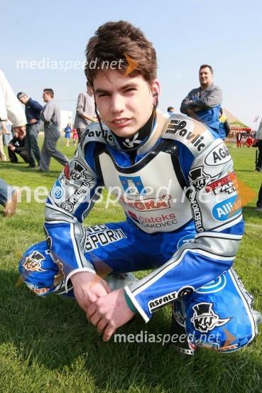 Jurica Pavlic (SK Unia Goričan)SPEEDWAY DP posameznikov 2008 3. dirka, Skupina A