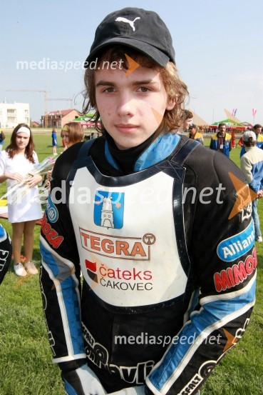 Dino Kovačić (SK Unia Goričan)SPEEDWAY DP posameznikov 2008 3. dirka, Skupina A
