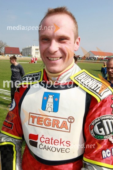 Denis Štojs (ST Lendava)SPEEDWAY DP posameznikov 2008 3. dirka, Skupina A