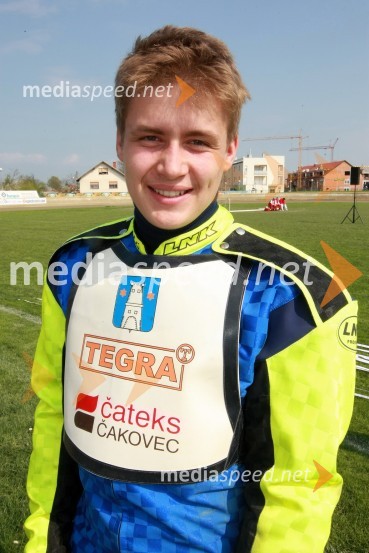 Aljoša Remih (AMD Krško)SPEEDWAY DP posameznikov 2008 3. dirka, Skupina A