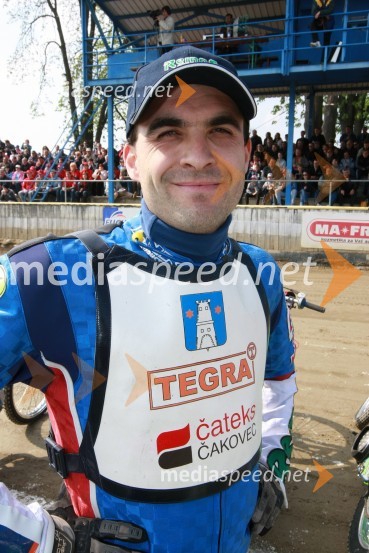Izak Šantej (AMD Krško)SPEEDWAY DP posameznikov 2008 3. dirka, Skupina A