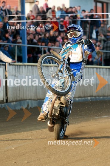 Jurica Pavlic (SK Unia Goričan)SPEEDWAY DP posameznikov 2008 3. dirka, Skupina A