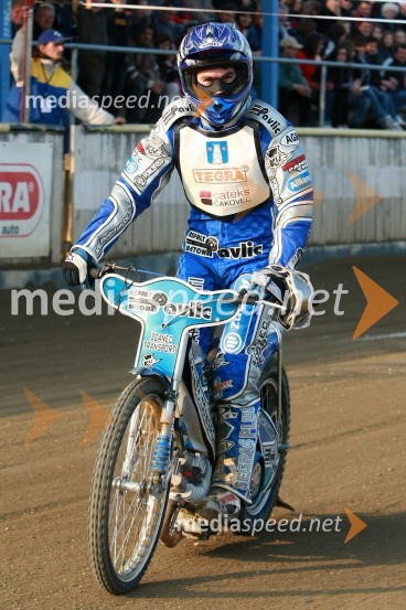 Jurica Pavlic (SK Unia Goričan)SPEEDWAY DP posameznikov 2008 3. dirka, Skupina A