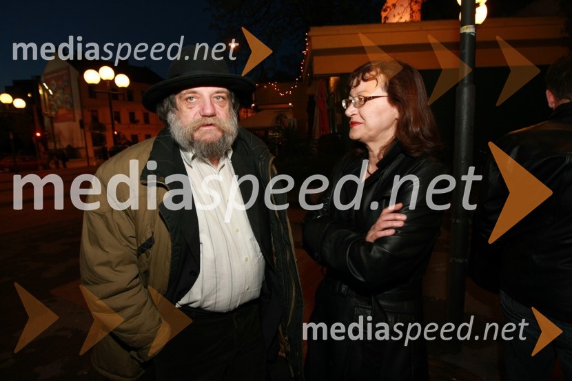 Zdravko Duša, pisec in prevajalec in ...Predpremiera filma Hit poletja