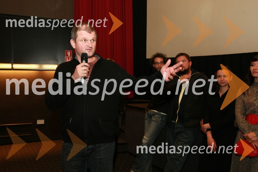 Jani Virk, odgovorni urednik UPE Kulturni in umetniški program RTV SlovenijaPredpremiera filma Hit poletja