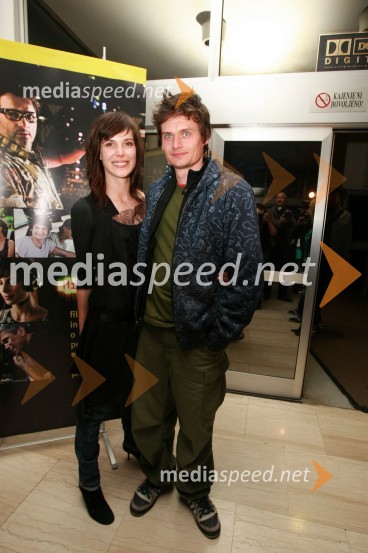 Ula Furlan Molk, igralka in Primož Bezjak, igralecPredpremiera filma Hit poletja