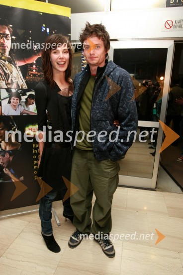 Ula Furlan Molk, igralka in Primož Bezjak, igralecPredpremiera filma Hit poletja