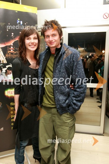 Ula Furlan Molk, igralka in Primož Bezjak, igralecPredpremiera filma Hit poletja