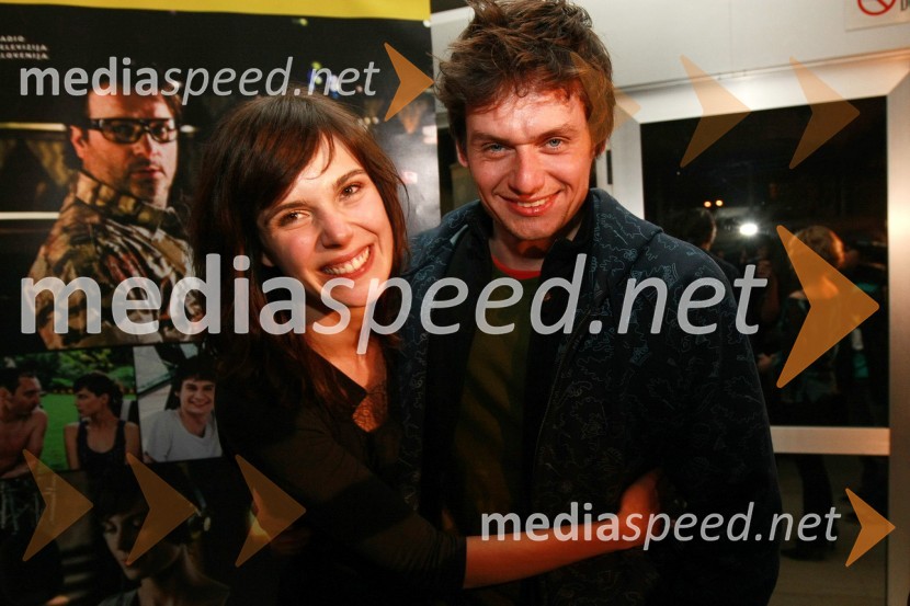 Ula Furlan Molk, igralka in Primož Bezjak, igralecPredpremiera filma Hit poletja