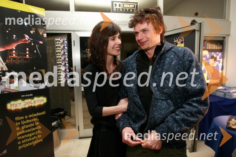 Ula Furlan Molk, igralka in Primož Bezjak, igralecPredpremiera filma Hit poletja