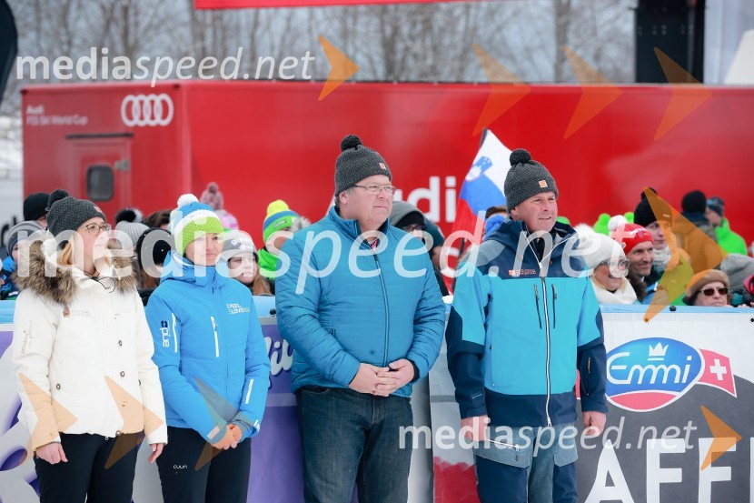  ... ; prof. dr. Maja Makovec Brenčič, ministrica za izobraževanje, znanost in šport;  ... ;  ... 57. Pokal Vitranc, veleslalom