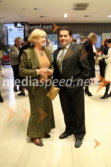 Lojzka Žerdin, koreografinja in Andrej Debevec, operni solistPremiera baleta Mozart vs. Schumann, SNG Opera in balet Ljubljana