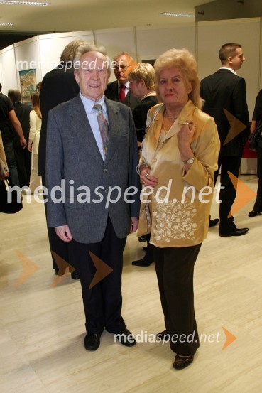 Dr. Henrik Neubauer, koreograf in Veronika Klemenčič, članica ZUISPremiera baleta Mozart vs. Schumann, SNG Opera in balet Ljubljana