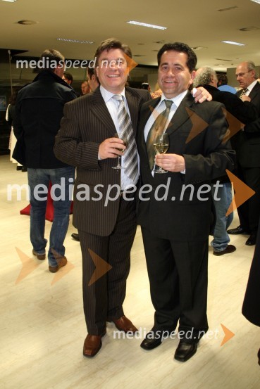 Branko Robinšak in Andrej Debevec, operna solistaPremiera baleta Mozart vs. Schumann, SNG Opera in balet Ljubljana