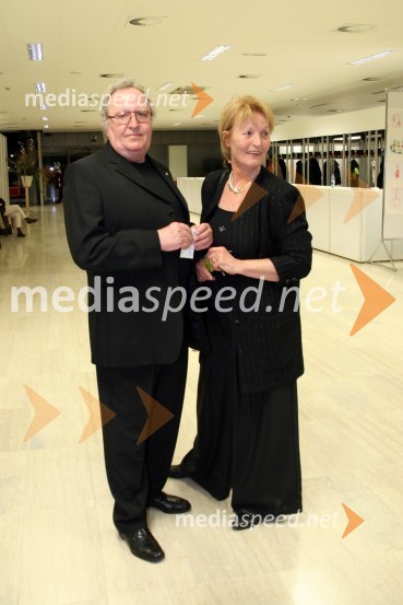 Ivo Kosi, koreograf in soproga MimiPremiera baleta Mozart vs. Schumann, SNG Opera in balet Ljubljana