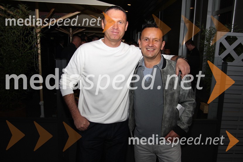 Kosta Turner in Ivan Vinko, lastnika Bowling centra StrikeKoncert Tonija Cetinskega v Bowling centru Strike