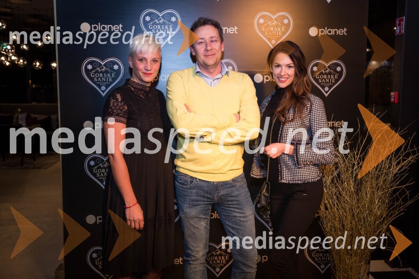  Anja Celar,  trženje Planet TV;  Bruno  Sedevčič, Slowatch;  Kristina Vodičar, SlowatchGorske sanje, premiera nove slovenske serije