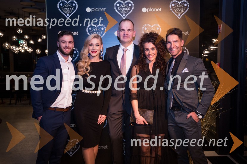  Matic Kolenc, osebni trener;   Indira Ekić, Indy beauty;  Bojan Papež, zmagovalec The Biggest Loser Slovenija;  Nataša  Gorenc, fitnes trenerka;  Jan Kovačič, fitnes trenerGorske sanje, premiera nove slovenske serije