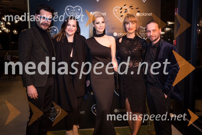  Damjan Levec-Emperatrizz, vizažist;  ... ;  Lucija Gubenšek, manekenka,  solastnica in brand maneger znamke Susnyara;  Aska Kajtazovič, voditeljica;  Miran  Juršič, modni fotografGorske sanje, premiera nove slovenske serije