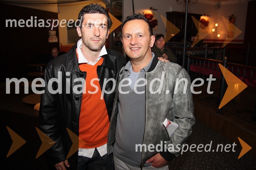 Marinko Galič, nogometaš in Kosta Turner, solastnik Bowling centra StrikeKoncert Tonija Cetinskega v Bowling centru Strike