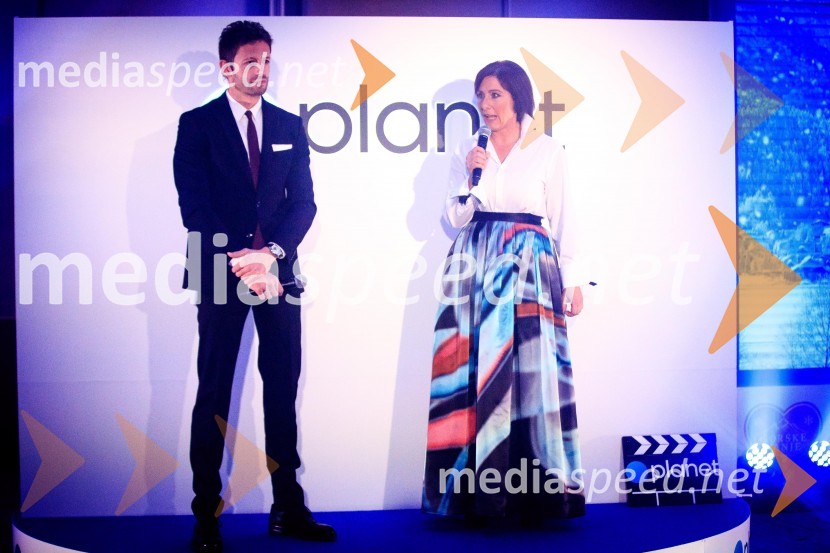  Vladan Andjelković, direktor Planet TV;  Tina Česen, generalna direktorica Planet TVGorske sanje, premiera nove slovenske serije